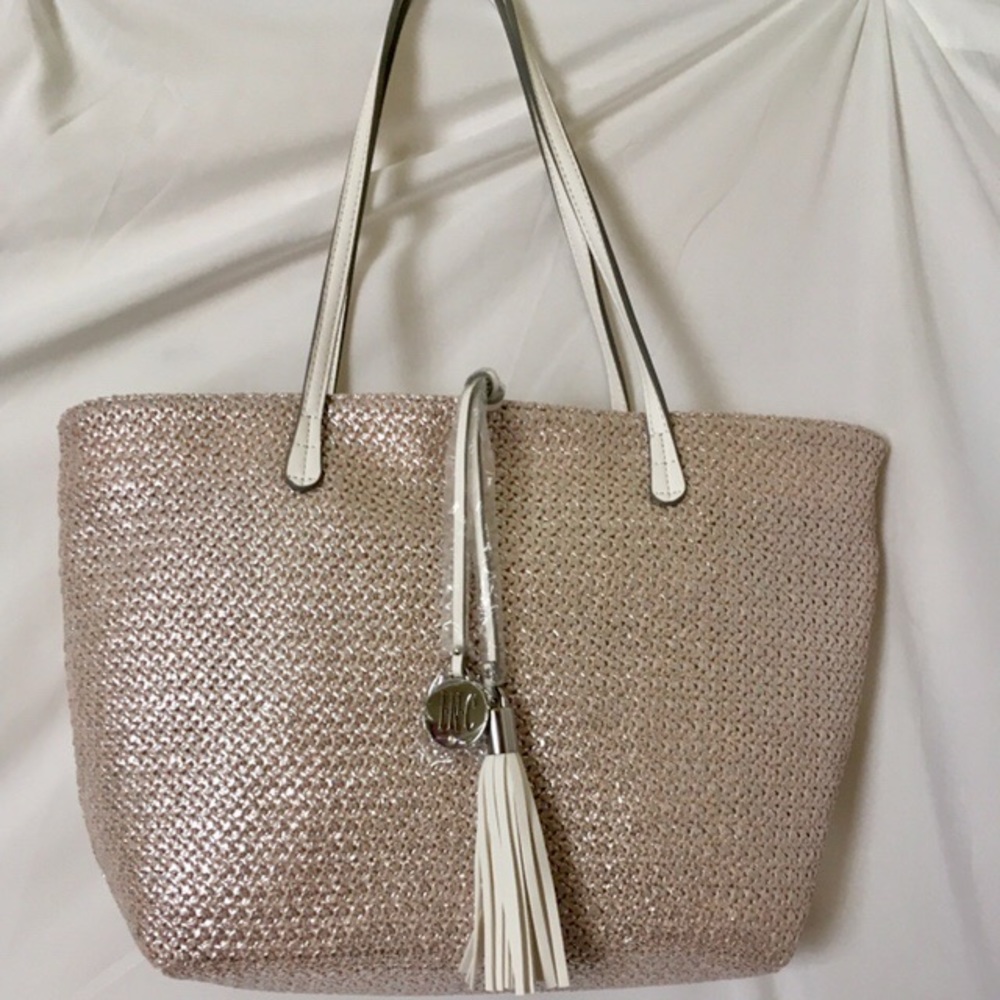 Brand New INC Silver Tote Bag